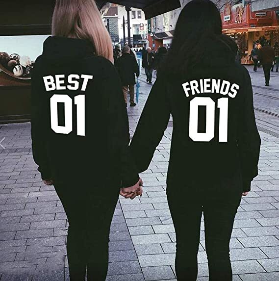 Best Friends džemperiai draugėms