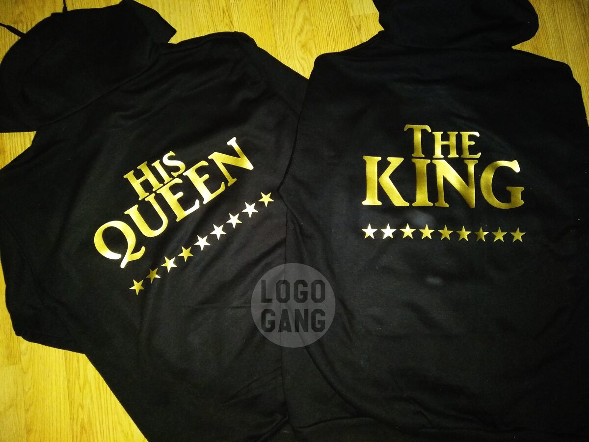 King Queen auksiniai džemperiai su žvaigždutėmis 