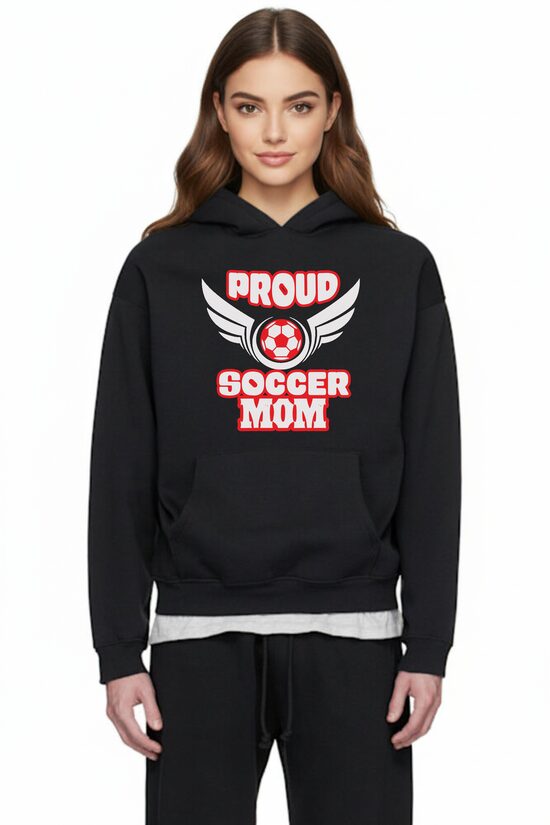 Proud Soccer Mom džemperis. (Futbolininko mama džemperis)