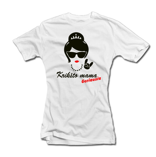 Geriausia Krikšto Mama marškinėliai