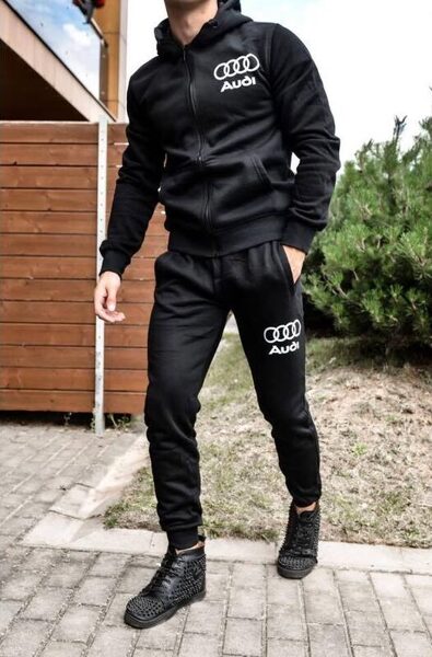 Audi sportinis kostiumas su užtrauktuku