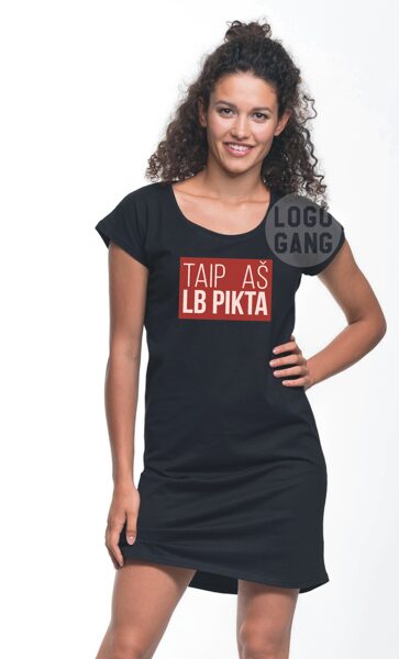 Vasarinė tunika su norimu užrašu