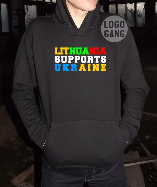 Lithuania Supports Ukraine džemperis