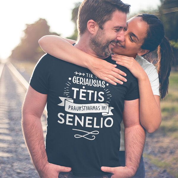 Geriausias tėtis paaukšinamas iki senelio marškinėliai