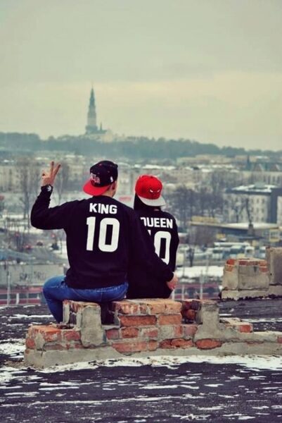King Queen 10 džemperiai porai draugams